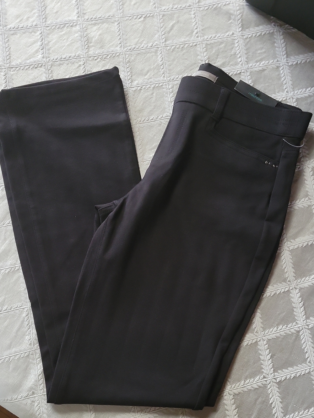 Maurices Women’s Black Ponte Stretch Dress Pants